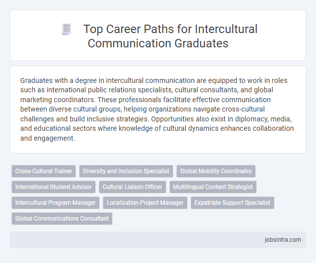 Top Career Paths for Intercultural Communication Graduates