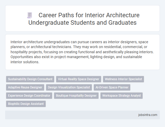 Career Paths for Interior Architecture Undergraduate Students and Graduates