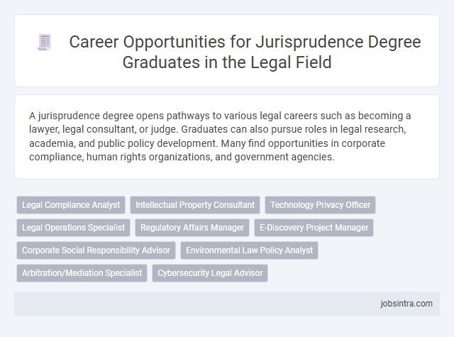 Career Opportunities for Jurisprudence Degree Graduates in the Legal Field