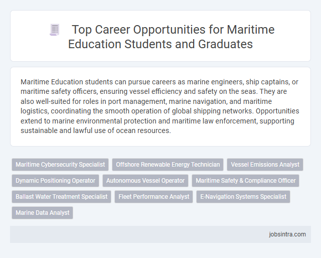 Top Career Opportunities for Maritime Education Students and Graduates