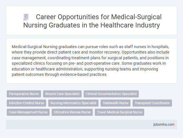 Career Opportunities for Medical-Surgical Nursing Graduates in the Healthcare Industry