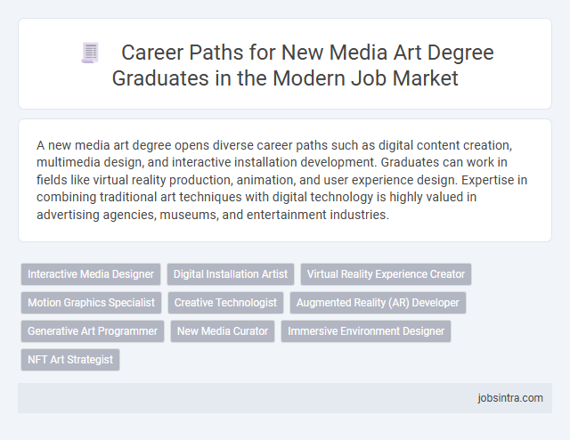 Career Paths for New Media Art Degree Graduates in the Modern Job Market