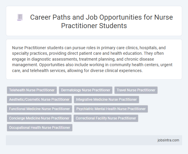 Career Paths and Job Opportunities for Nurse Practitioner Students