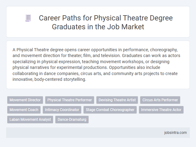 Career Paths for Physical Theatre Degree Graduates in the Job Market