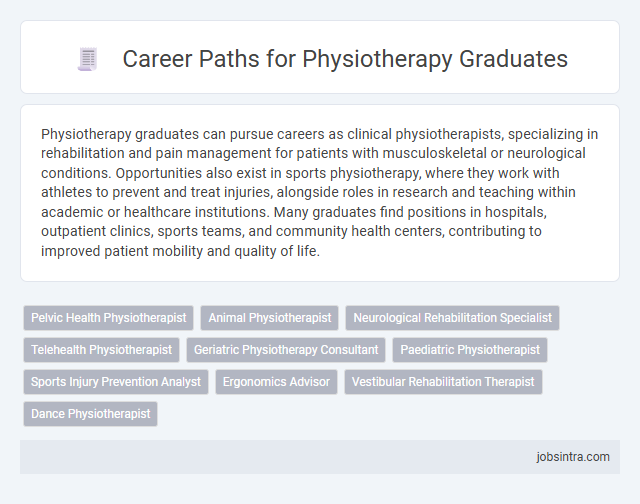 Career Paths for Physiotherapy Graduates