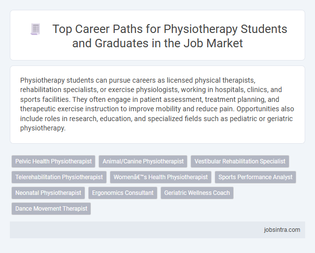 Top Career Paths for Physiotherapy Students and Graduates in the Job Market