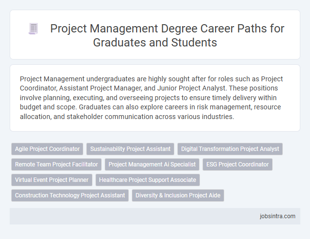Project Management Degree Career Paths for Graduates and Students