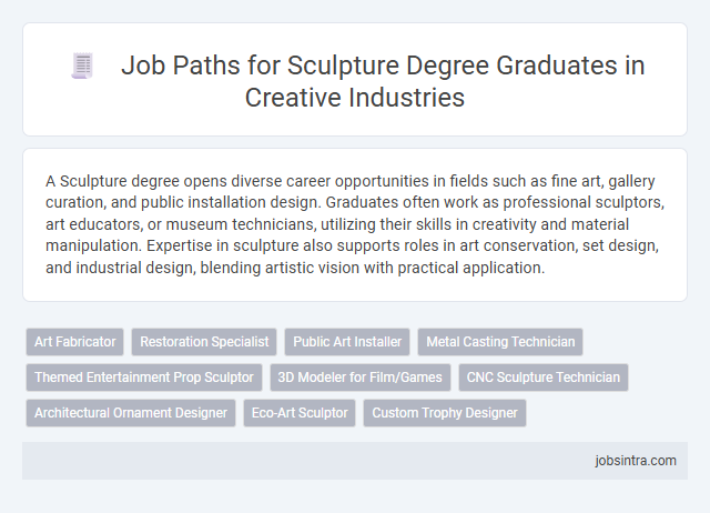 Job Paths for Sculpture Degree Graduates in Creative Industries