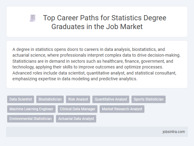 Top Career Paths for Statistics Degree Graduates in the Job Market