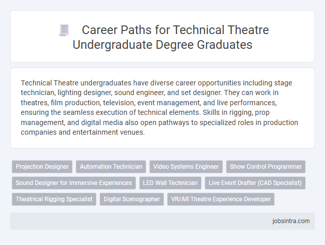 Career Paths for Technical Theatre Undergraduate Degree Graduates