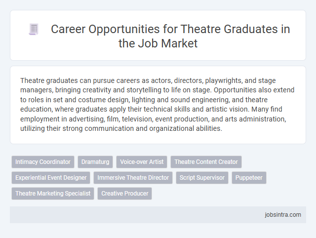 Career Opportunities for Theatre Graduates in the Job Market