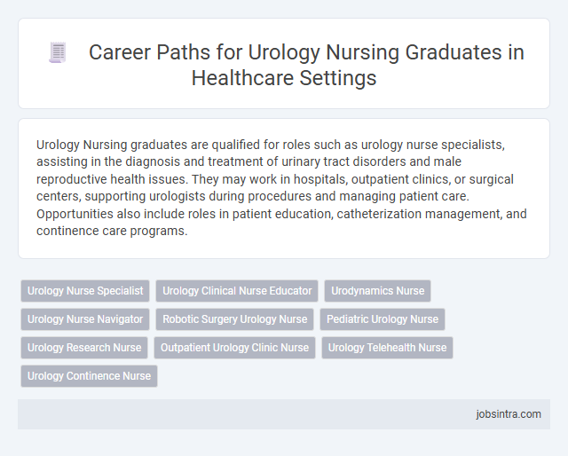 Career Paths for Urology Nursing Graduates in Healthcare Settings