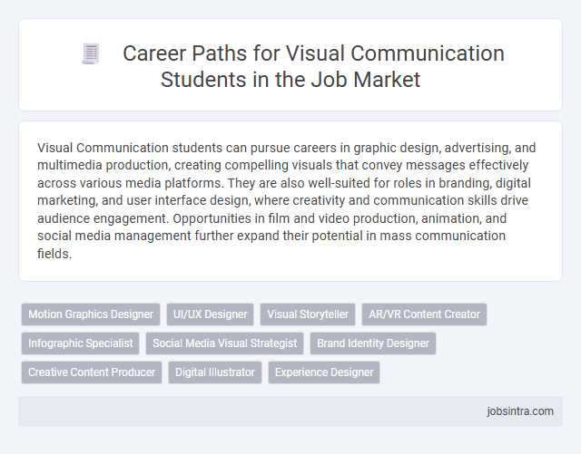 Career Paths for Visual Communication Students in the Job Market