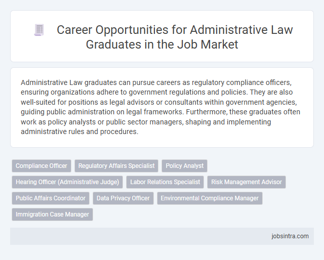 Career Opportunities for Administrative Law Graduates in the Job Market