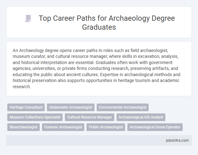 Top Career Paths for Archaeology Degree Graduates