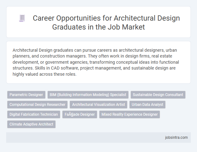 Career Opportunities for Architectural Design Graduates in the Job Market