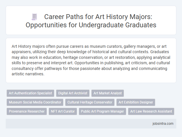 Career Paths for Art History Majors: Opportunities for Undergraduate Graduates