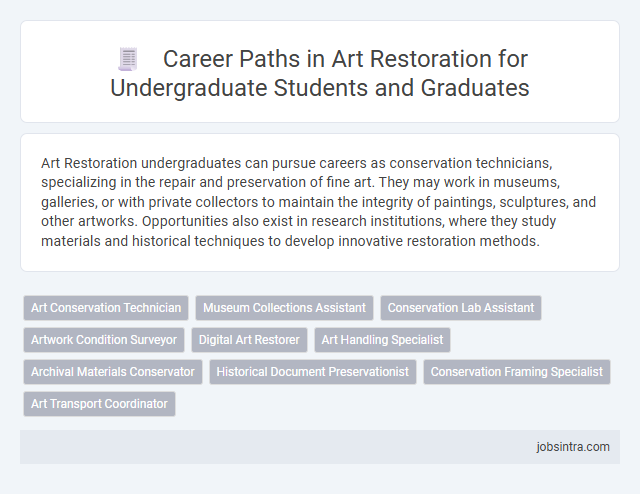 Career Paths in Art Restoration for Undergraduate Students and Graduates