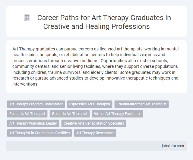 Career Paths for Art Therapy Graduates in Creative and Healing Professions