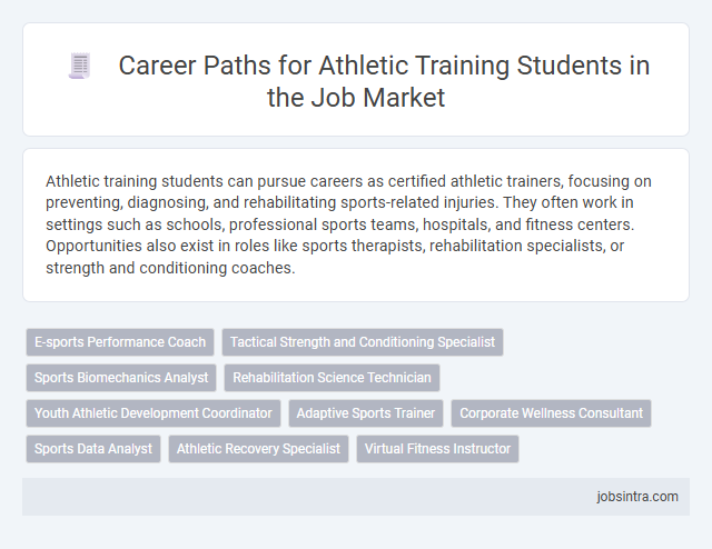 Career Paths for Athletic Training Students in the Job Market