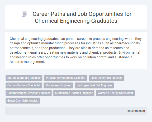 Career Paths and Job Opportunities for Chemical Engineering Graduates
