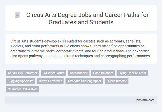 Circus Arts Degree Jobs and Career Paths for Graduates and Students