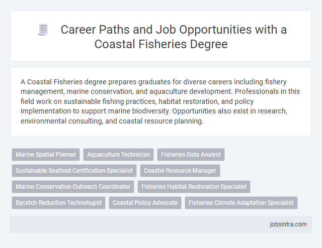 Career Paths and Job Opportunities with a Coastal Fisheries Degree