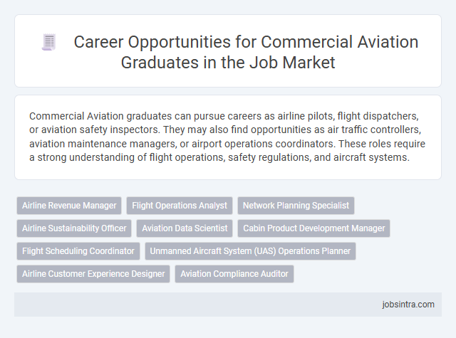 Career Opportunities for Commercial Aviation Graduates in the Job Market