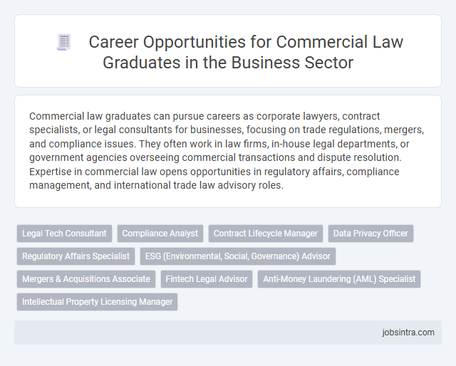 Career Opportunities for Commercial Law Graduates in the Business Sector