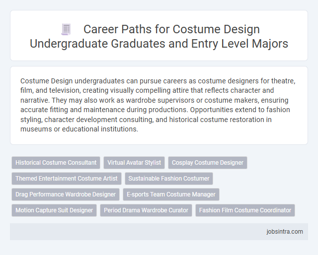 Career Paths for Costume Design Undergraduate Graduates and Entry Level Majors