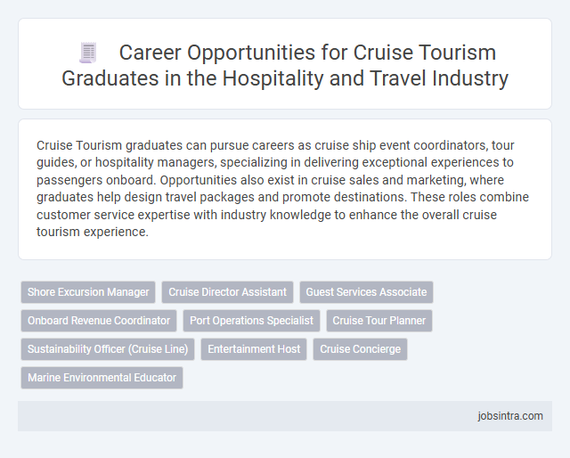 Career Opportunities for Cruise Tourism Graduates in the Hospitality and Travel Industry
