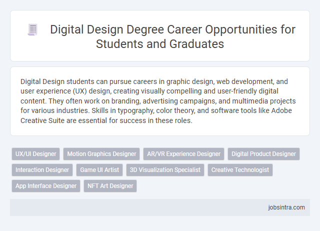 Digital Design Degree Career Opportunities for Students and Graduates