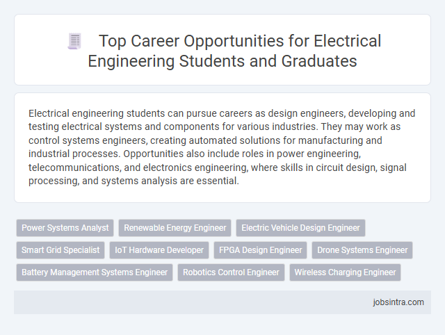 Top Career Opportunities for Electrical Engineering Students and Graduates