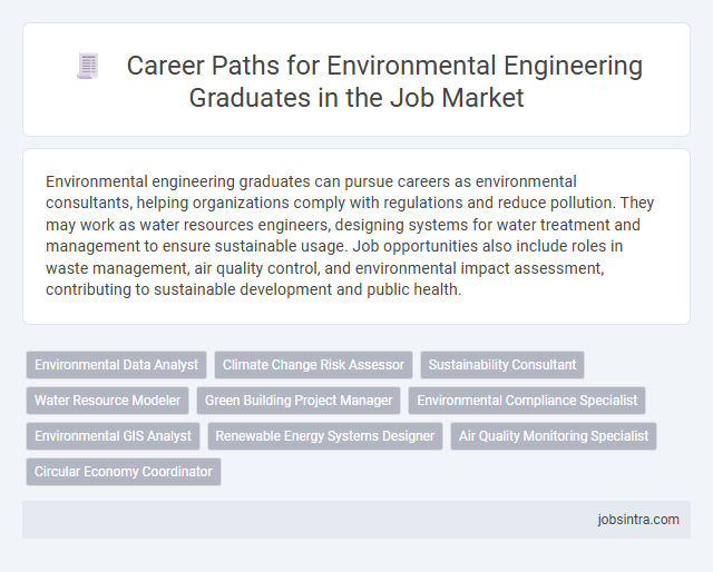 Career Paths for Environmental Engineering Graduates in the Job Market