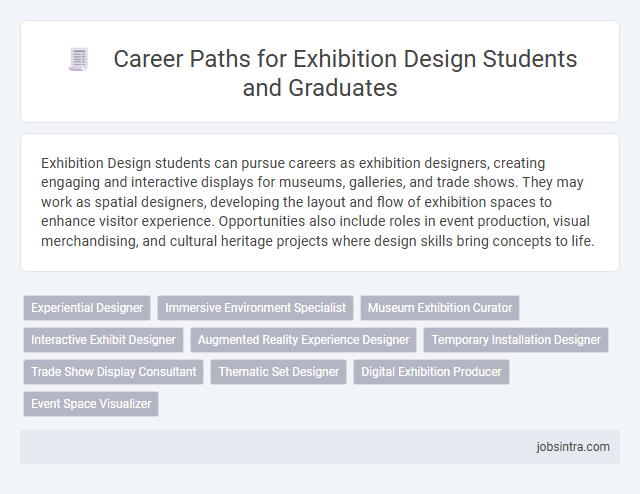 Career Paths for Exhibition Design Students and Graduates