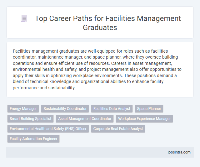 Top Career Paths for Facilities Management Graduates
