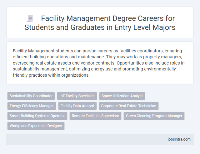 Facility Management Degree Careers for Students and Graduates in Entry Level Majors