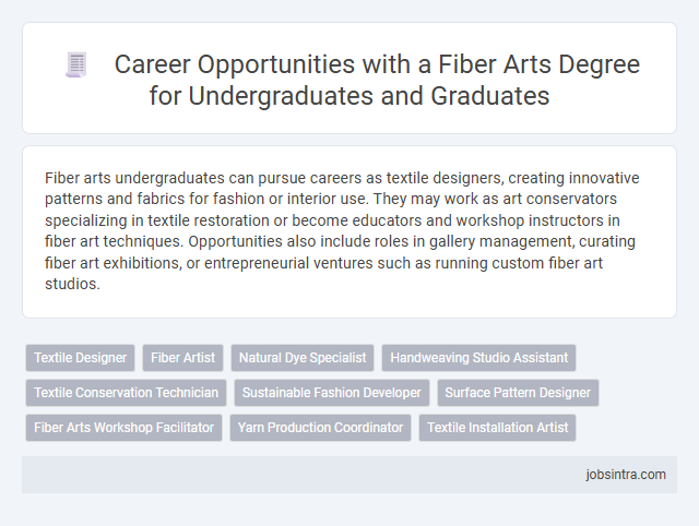 Career Opportunities with a Fiber Arts Degree for Undergraduates and Graduates