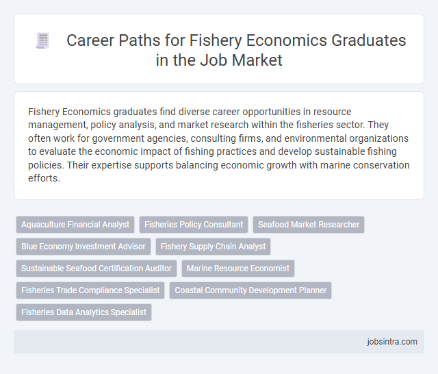 Career Paths for Fishery Economics Graduates in the Job Market