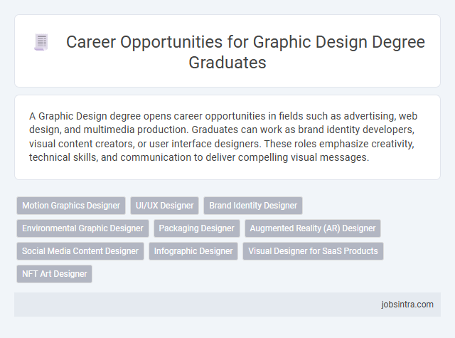 Career Opportunities for Graphic Design Degree Graduates