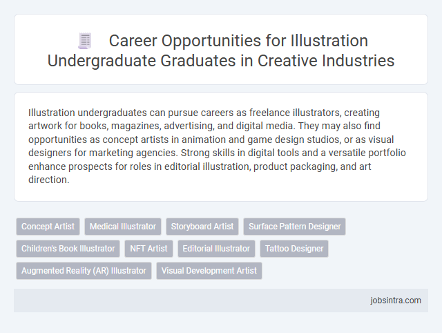 Career Opportunities for Illustration Undergraduate Graduates in Creative Industries