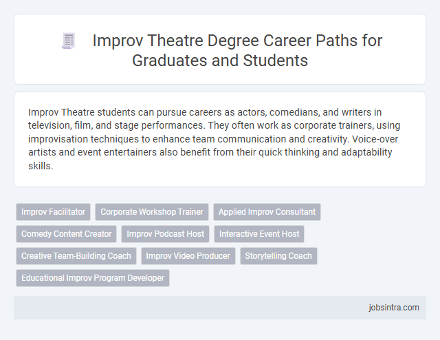 Improv Theatre Degree Career Paths for Graduates and Students
