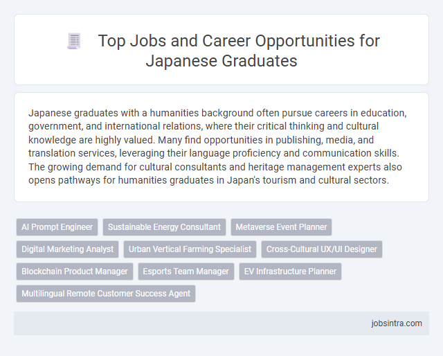 Top Jobs and Career Opportunities for Japanese Graduates