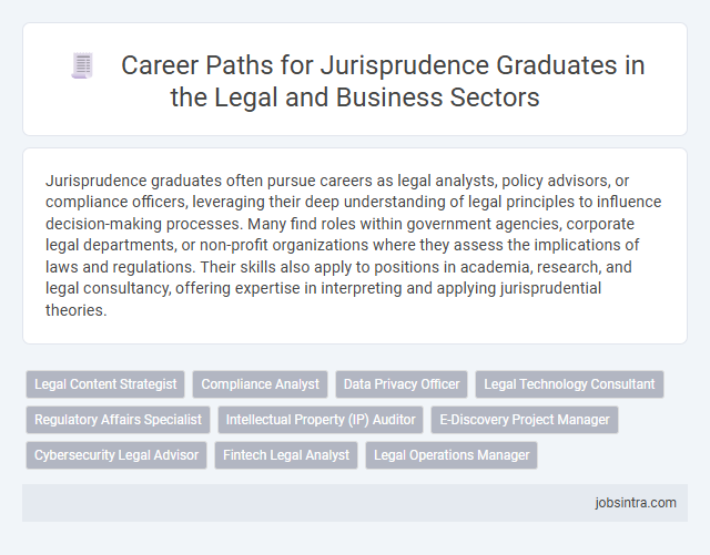 Career Paths for Jurisprudence Graduates in the Legal and Business Sectors