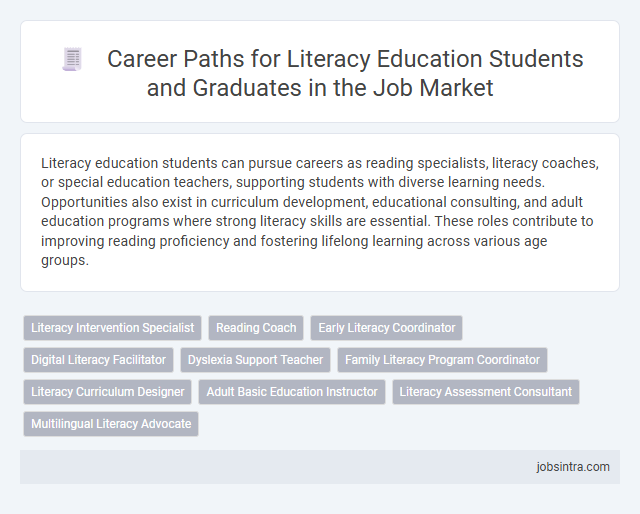 Career Paths for Literacy Education Students and Graduates in the Job Market