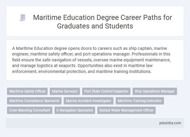 Maritime Education Degree Career Paths for Graduates and Students