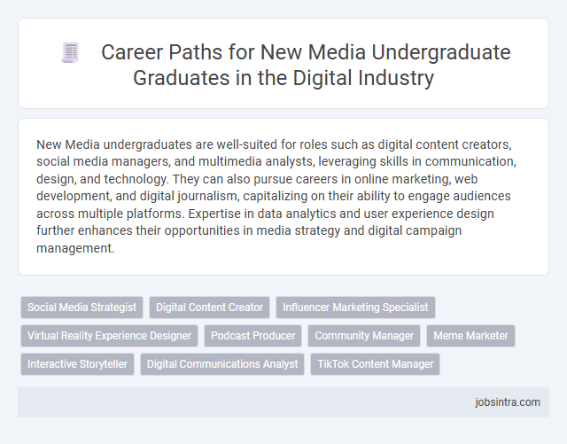 Career Paths for New Media Undergraduate Graduates in the Digital Industry