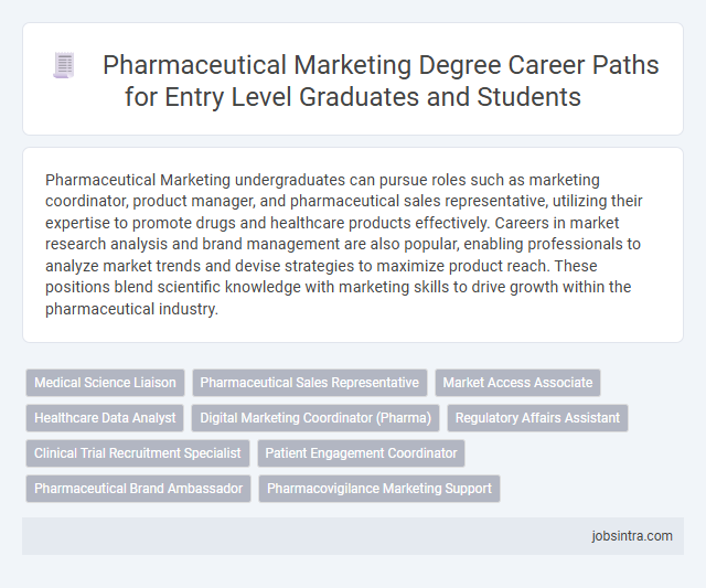 Pharmaceutical Marketing Degree Career Paths for Entry Level Graduates and Students