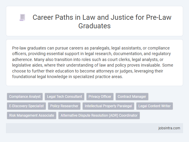 Career Paths in Law and Justice for Pre-Law Graduates