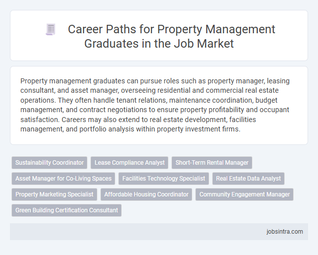 Career Paths for Property Management Graduates in the Job Market